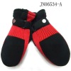 Wholesale Winter Fitness Mittens Knitted Cotton Gloves