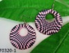 Wholesale fashion wood hoop earrings, wood jewelry