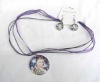 Wholesale fashion wood jewelry earrings sets