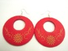 Wholesale mix color wooden earring Jewelry