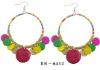 Wholesale fashion hoop beaded jewelry