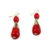 Wholesale Red Wood Earrings for Ladies