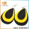 Wholesale 2011 Natural Wood Green Earrings