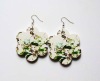 Wholesale 2011 fashion flower wood earring ARATTA-EV32
