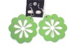 Wholesale fashion wooden flower earrings