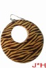 Wholesale 2010 fashion wood hoop earrings