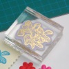 Clear acrylic stamp