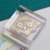 Wholesale flower acrylic rubber stamp