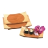 Wholesale bamboo sushi plate