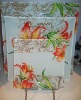 Wholesale Square Glass Plate with Flower Decal
