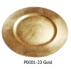 Gold plastic plate/plastic dish