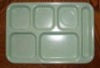 Wholesale divided melamine plate dishes,6 compartments