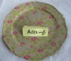 Wholesale Elegant Flower Plastic Plate