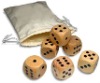 Wholesale custom dice game set