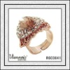 Wholesale Top Fashionable Gemstone Open Ring Design