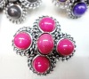 Wholesale High quality flower shape gemstone rings