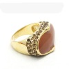 Wholesale Fashion turquoise finger ring with gemstone