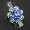 Wholesale Ring, Fashion Cocktail Multi-Colored Gemstone Ring