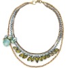 Wholesale Beautiful full crystal jewelry necklace with big gemstone,woman crystal necklace,ruby beads necklace design