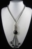 Wholesale 2012 Fashion Long Chain New Synthetic Gemstone Necklace