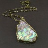 Wholesale Newest Jewelry-Best selling costume pendant gemstone necklace