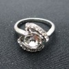 Wholesale 2011Fashion gemstone zinc alloy ring