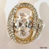 Wholesale gemstone jewelry alloy ring