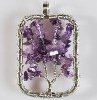 Wholesale Fashion pendant Amethyst unique gemstone pendant