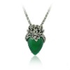 Wholesale Most popular flower and gemstone pendant necklace