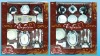 Plastic tableware play set