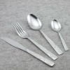 Wholesale stainless steel cutlery with printed flower BS2045