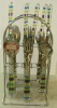 Wholesale 24pcs cutlery set with plastic handle