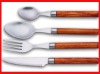 Wholesale Stainless steel cutlery with plastic handle