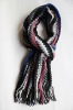 Wholesale fashion stripped knitted scarf