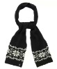 Wholesale ladies' fashion jacquard knitted scarf LS12-011