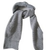 Wholesale fashion men's knitted scarf with pocket