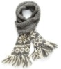Wholesale 2012 Fashion Jaquard Wool Knitted Scarf