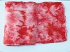 Wholesale 100%cotton knitted scarf with tie dyed