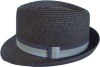 Wholesale man paper straw fedora