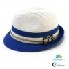 100% Paper Straw Fedora Hat