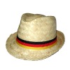straw fedora hat