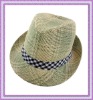 Men Fashion Straw Hat Fedora
