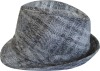 Wholesale Checked 100% Cotton Fedora