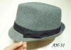 Wholesale New fashion style men's fedora hat