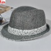 Wholesale Fashion gray designer fedora hats women