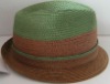 Wholesale 2012 Popular Designs Paper Straw Fedora Hat