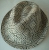 Wholesale fashion summer straw fedora hat for men of western design