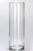 Wholesale glass clear cylinder vase
