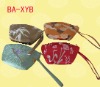 Wholesale Cosmetic Makeup Bag made of jacquard brocade with zipper