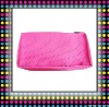 Wholesale Hot Sale Ladies Makeup Bag With Mirror,Fuchsin Color